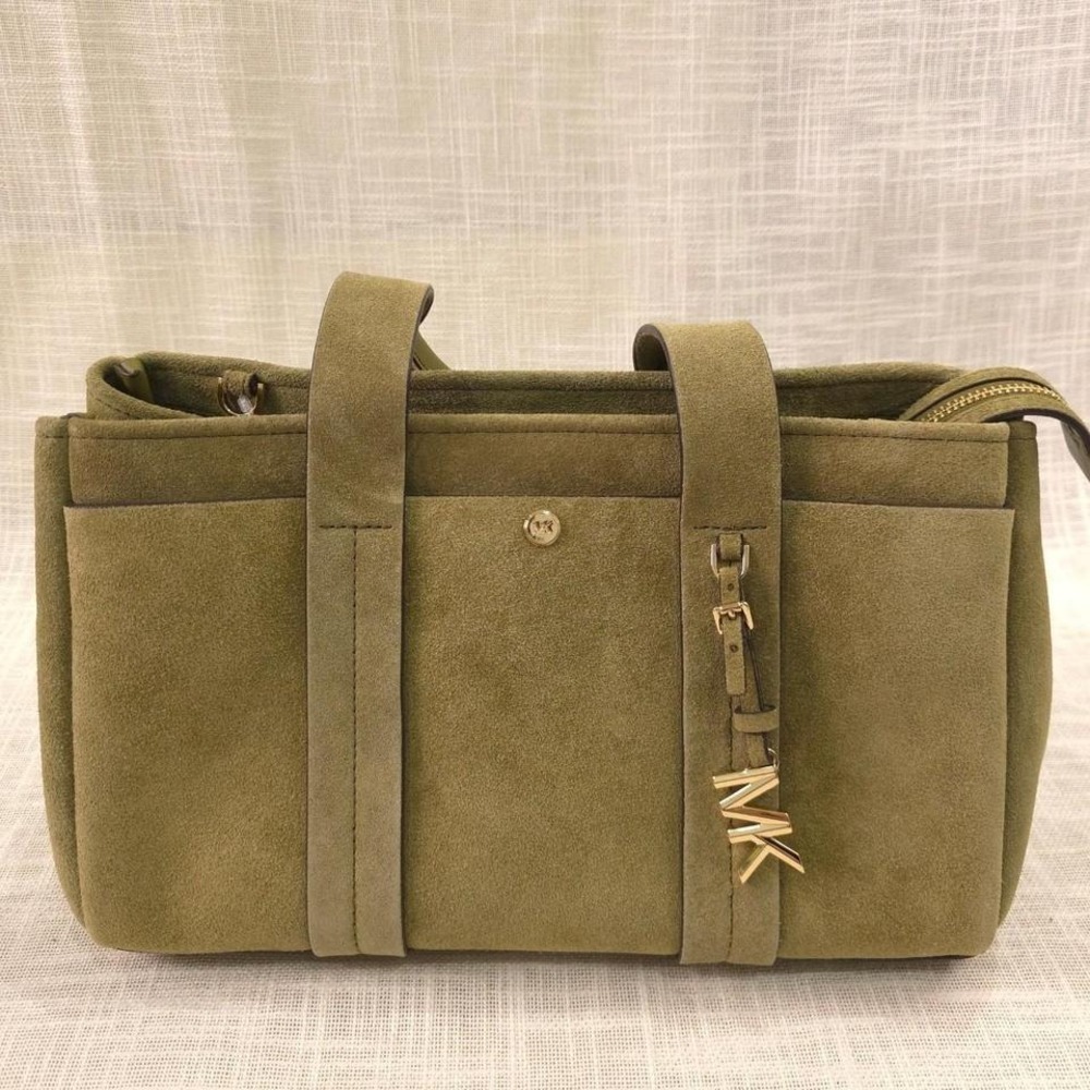 Michael Kors Women Romee Small Satchel Bag - Pistachio - Picture 2 of 8